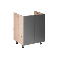 Virtuvės spintelė LNG2-BP D80Z plautuvei (Grey/Dab Artisan)